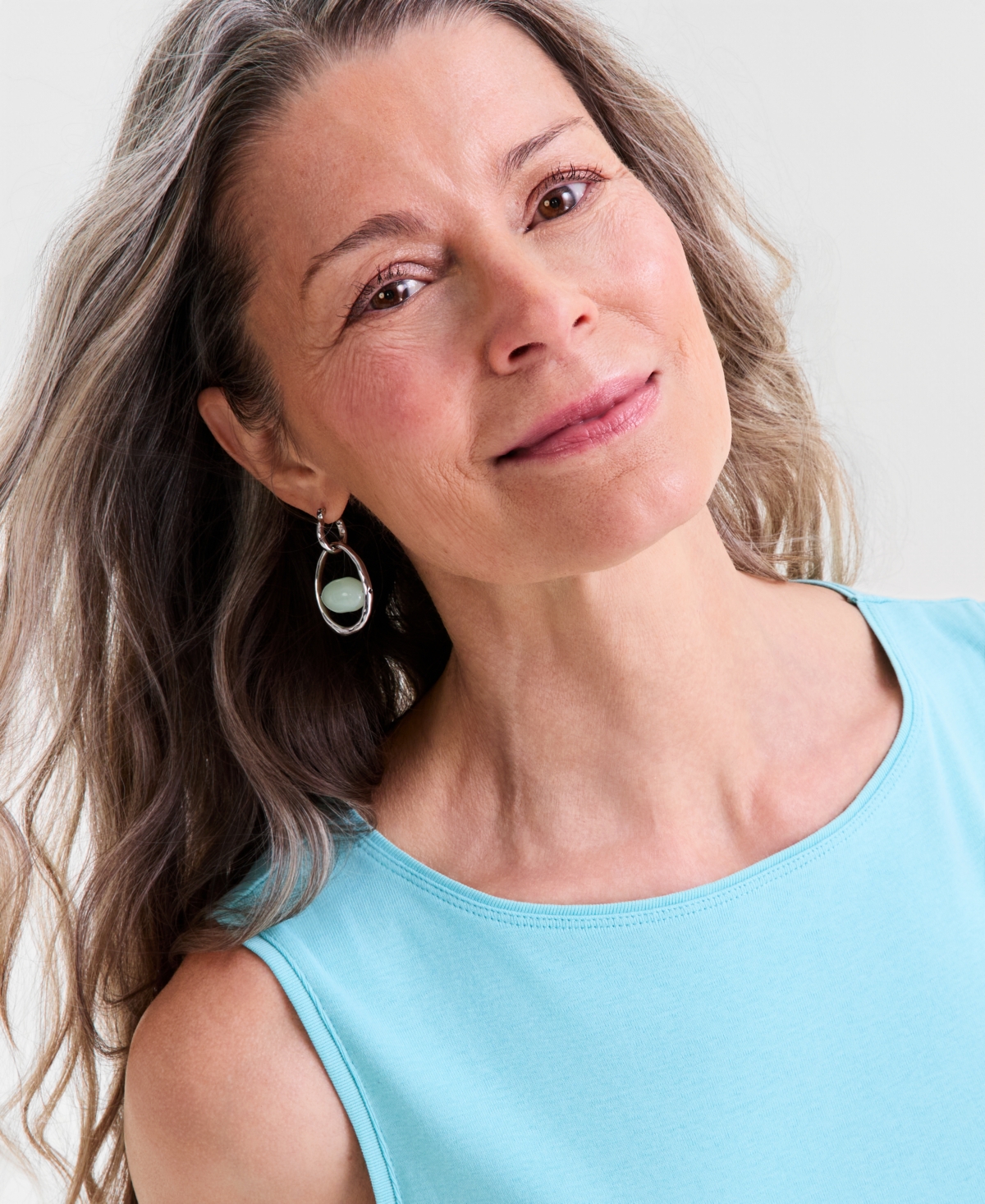 Style & Co Women's Cotton Boat-Neck Sleeveless Top, Created for Macy's