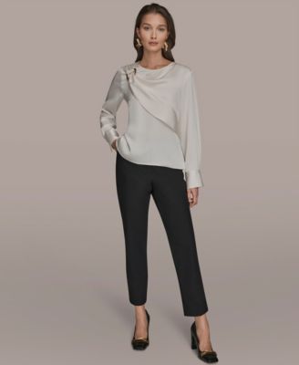 Women's Scoop Neck Long-Sleeve Top