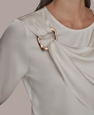 Women's Scoop Neck Long-Sleeve Top