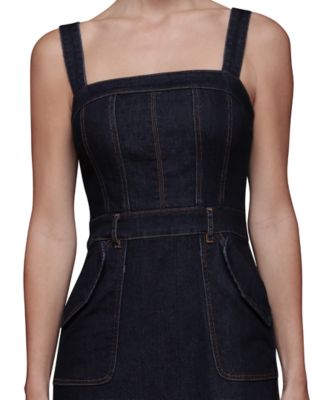 Women's Denim Midi Dress