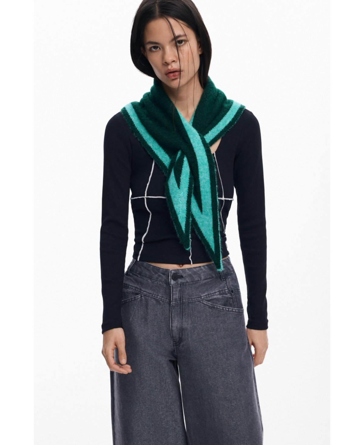 Desigual Women's Triangle Scarf