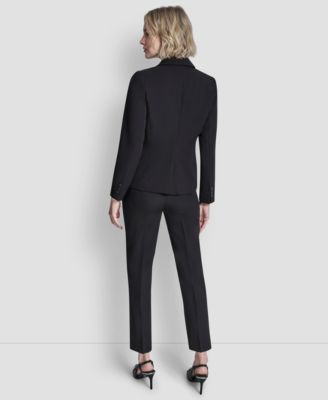 Petite Notch Collar 1-Button Jacket