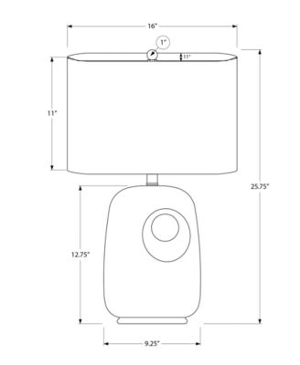Lighting 26" Ceramic Table Lamp