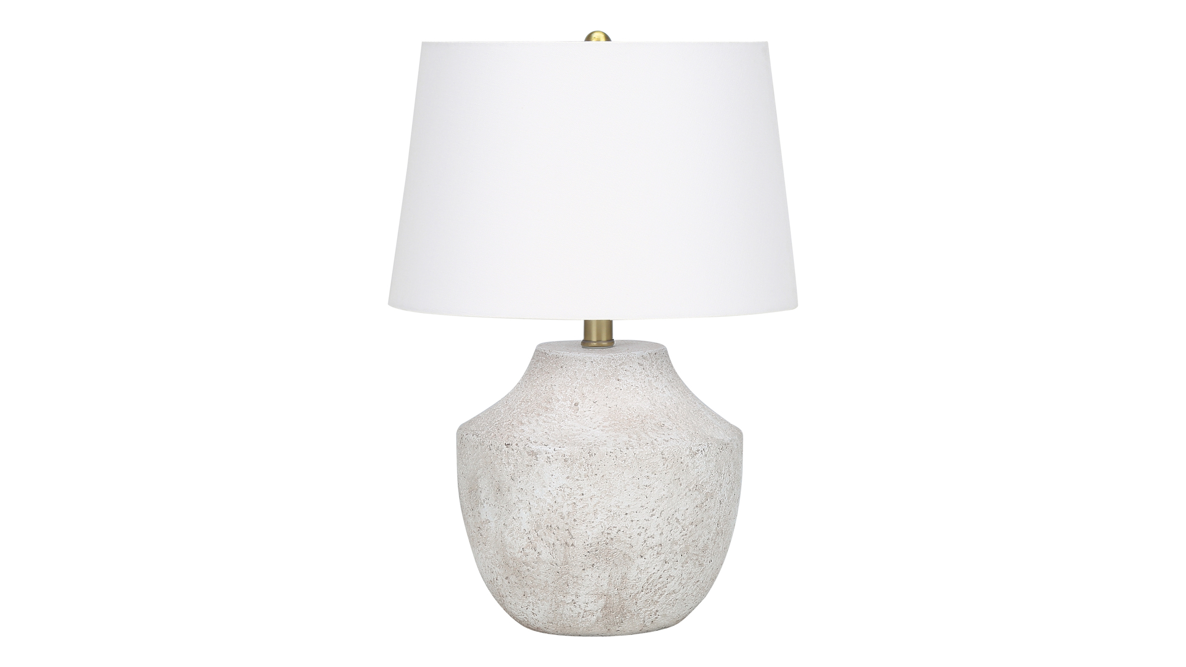 Monarch Specialties Lighting 20" Concrete Table Lamp