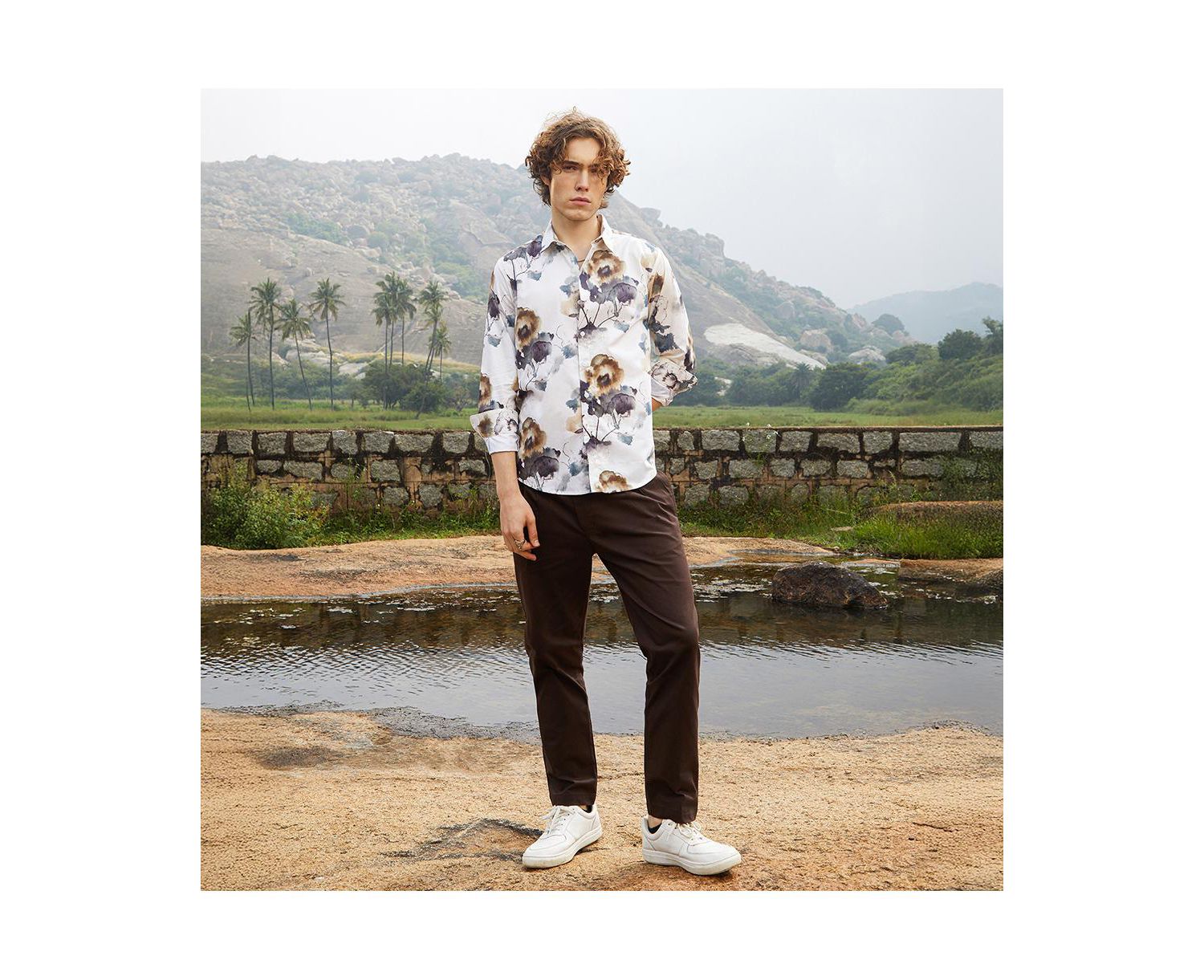 Men's Off-White Earthy Splotch Shirt