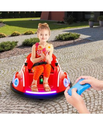 12V Electric Ride On Car with Remote Control and Flashing LED Lights