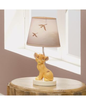 Disney Baby Lion King Safari Custom Hand-Painted Lamp with Shade
