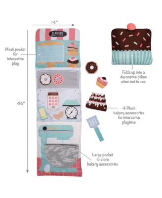 Interactive 2-n-1 Soft Toddler Cupcake/Bakery Pillow Play Set