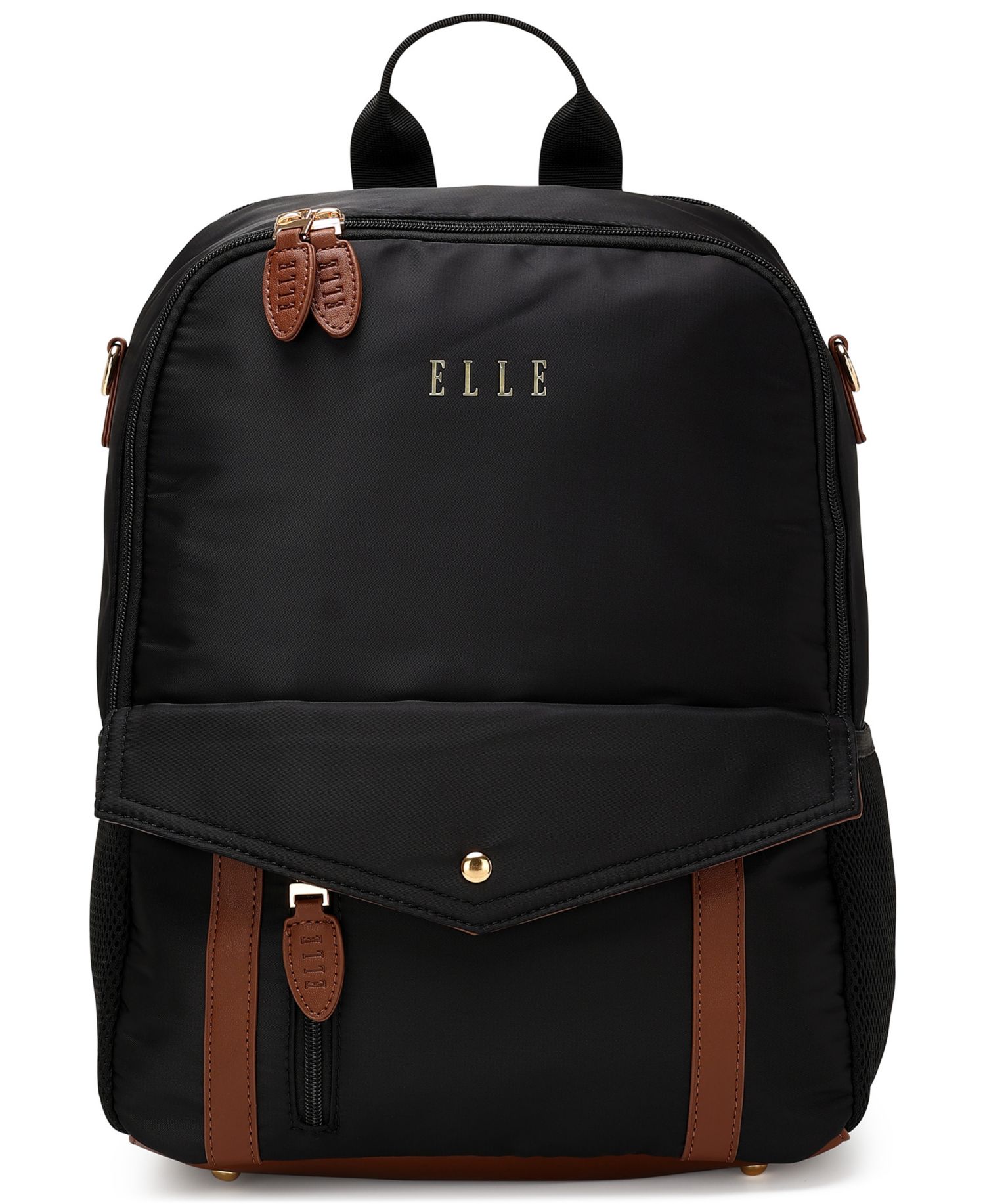 Luxe Journey 15.5" Twill and Faux Leather Backpack