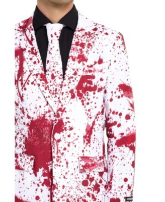 Men's Men s Halloween Costume Red Splatter Party Outfit