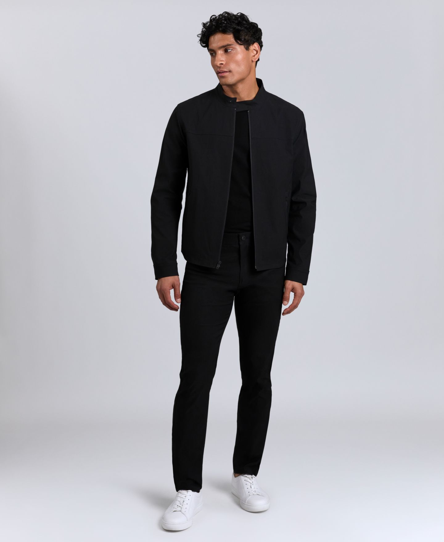 Мужская куртка Kenneth Cole Kennth Cole Flex Water-Resistant Full-Zip Utility, цвет: Чёрный — фото 2