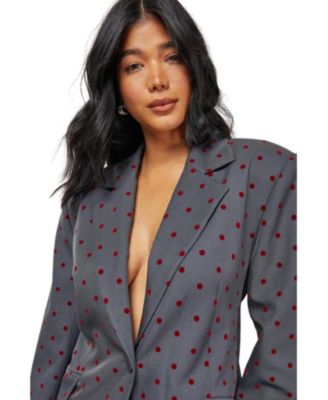 Women's Velvet Spot Blazer