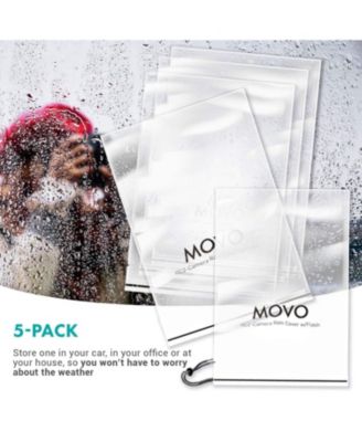 (5 Pack) RC1 Clear Rain Cover for DSLR Camera & Lens up to 18 Long