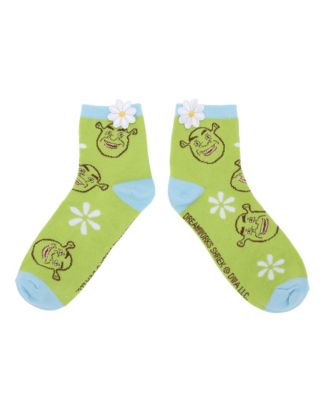 Characters & 3D Flowers Women's 3-Pair Casual Quarter Crew Ankle Socks