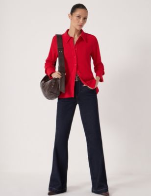 Women's Textured Slim Shirt