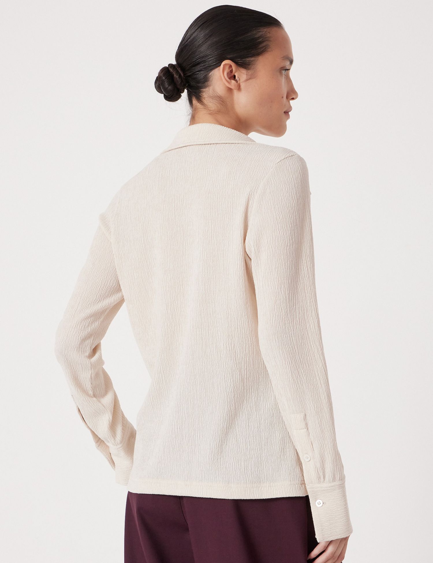 Women's Textured Slim Shirt