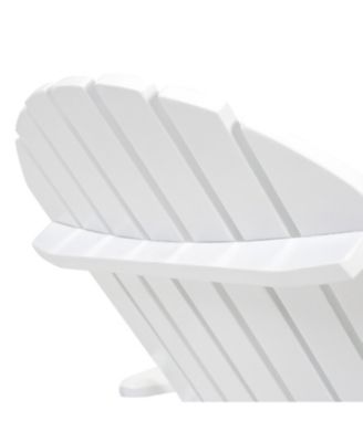 Acacia Wood Folding Adirondack Chair - Rustic Design