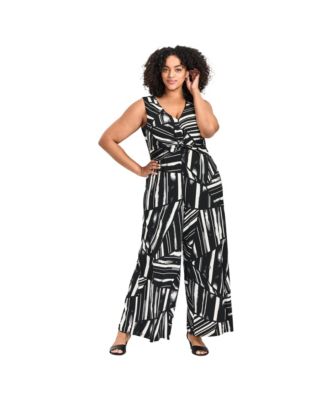 Women's Plus Size Audrey Twist Front Jumpsuit