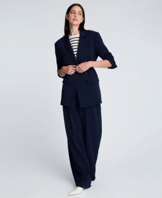 Women's Notch Collar Belted Jacket