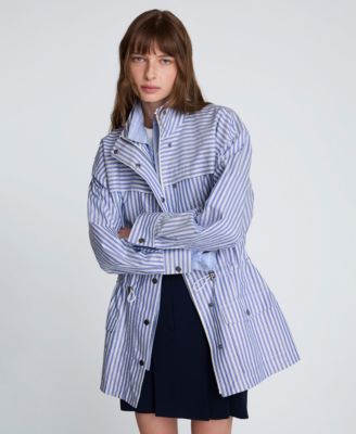 Women's Striped Long-Sleeve Jacket