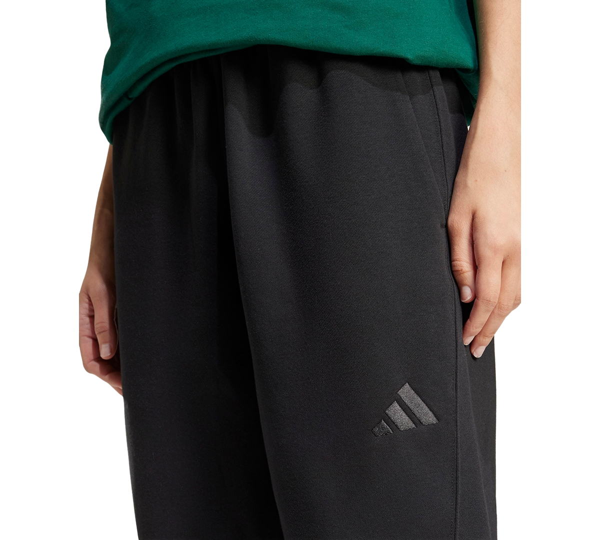 Adidas Originals Adidas Women's All Szn Fleece Loose Joggers In Black