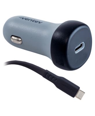 30W ULTRAFAST USB-C Universal Car Charger and USB-C to USB-C Cable