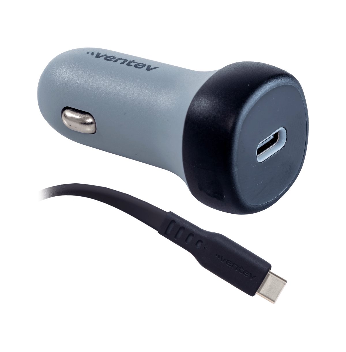 Ventev 30W Ultrafast Usb C Universal Car Charger and Usb C to Usb C Cable