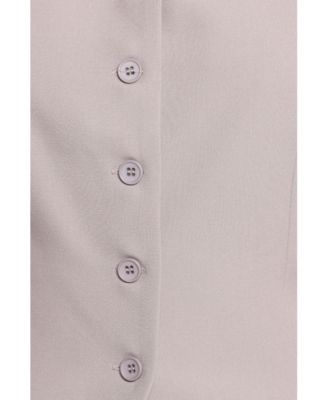 Women's Kernie Vest Top - Light Grey