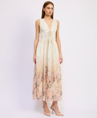 Women's Charlotte V-Neck Sleeveless A-Line Maxi Dress