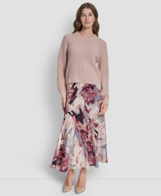 Women's Long-Sleeve Round Neck Sweater