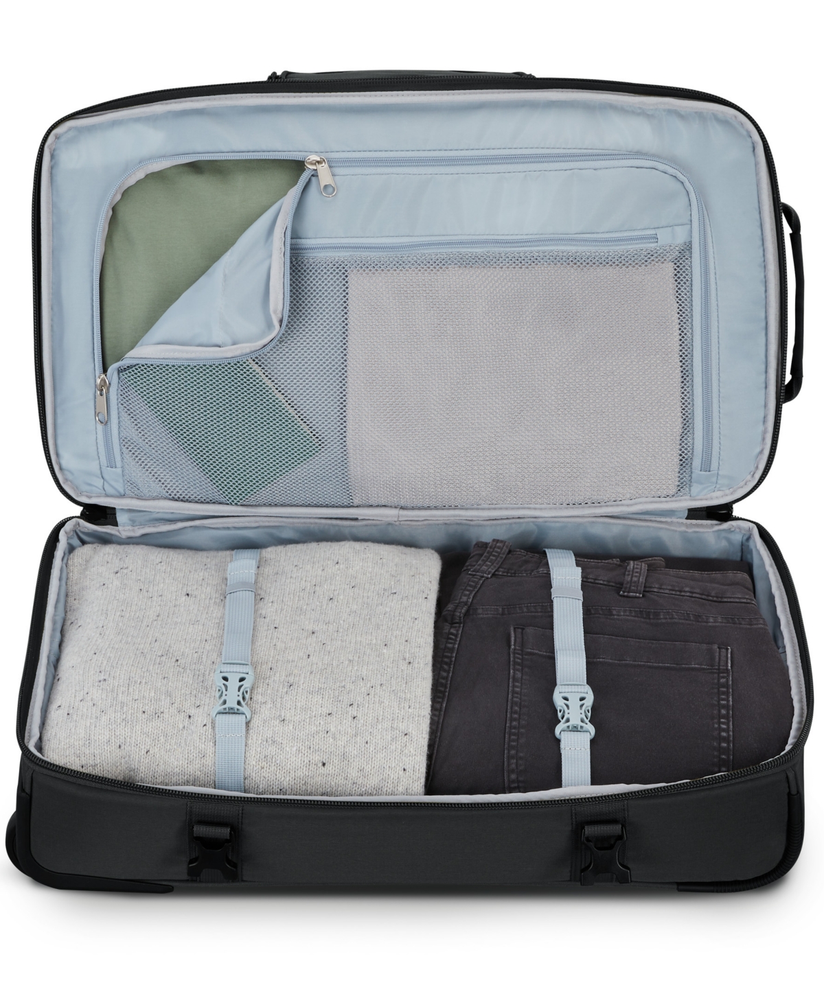 High Sierra Pathsetter 22" Carry-on Wheeled Duffel In Black