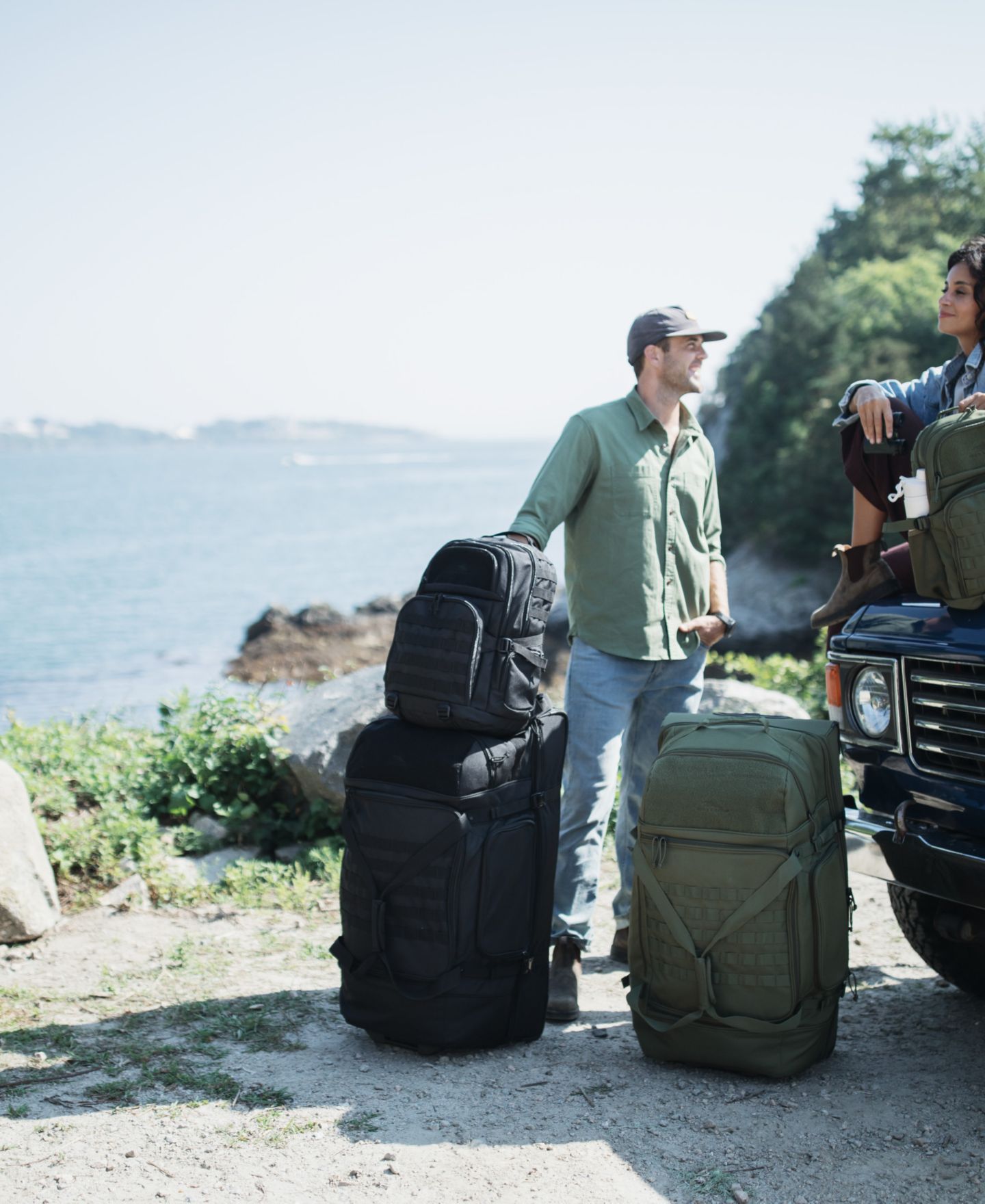 Сумка High Sierra Pathsetter 32" Large Wheeled Duffel, цвет: Чёрный — фото 11