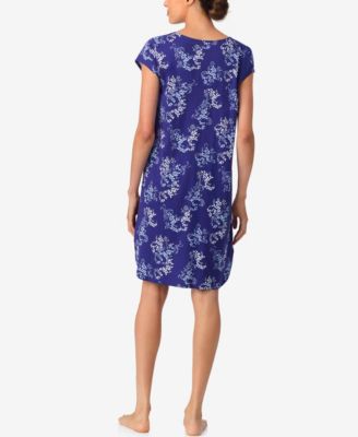 Women's Short-Sleeve Brushed Cotton Jersey Sleepshirt