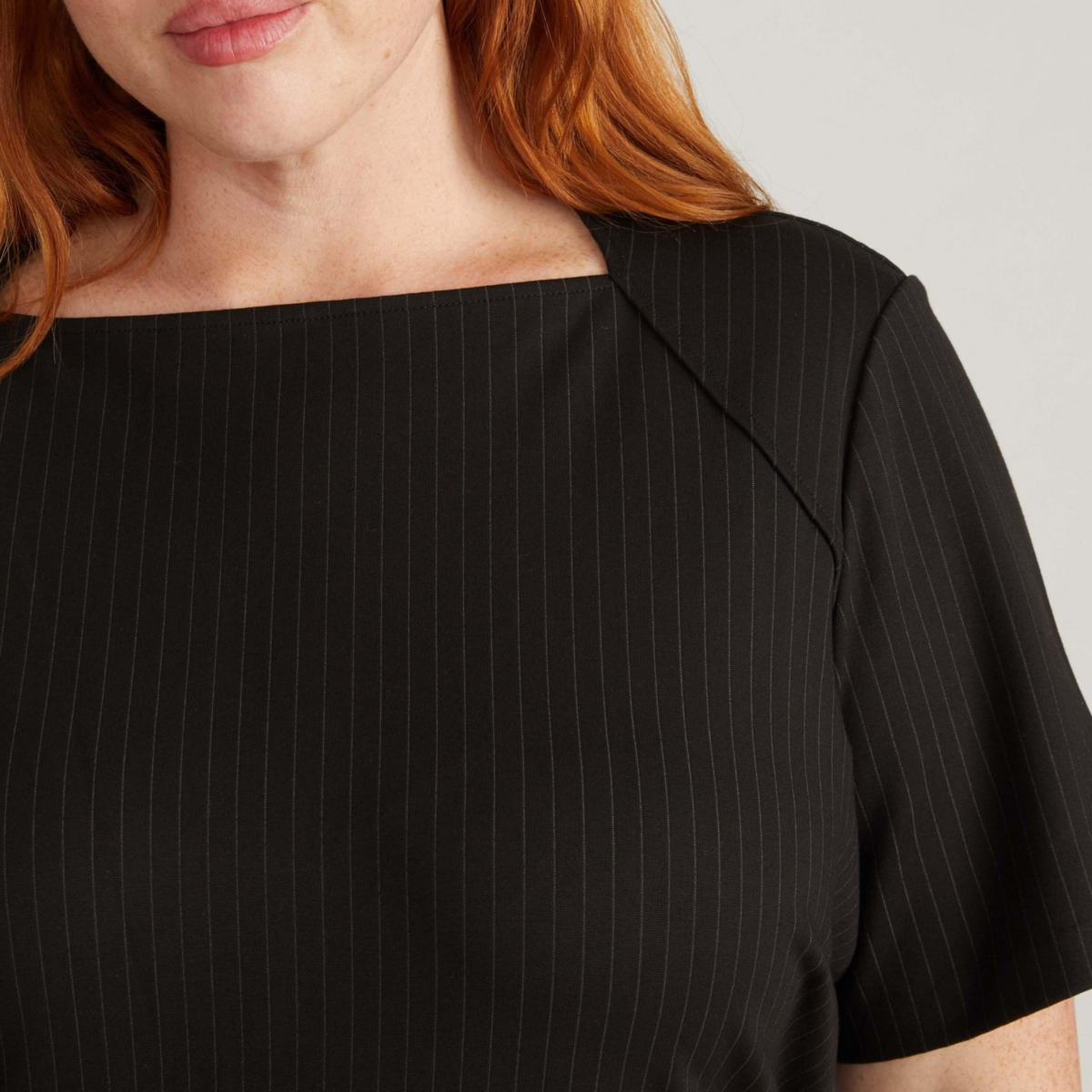 Universal Standard Women's Envelope Neck Ponte Dress