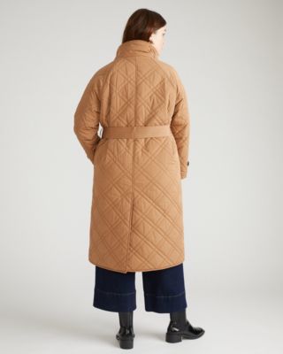Plus Size Nehra Quilted Coat