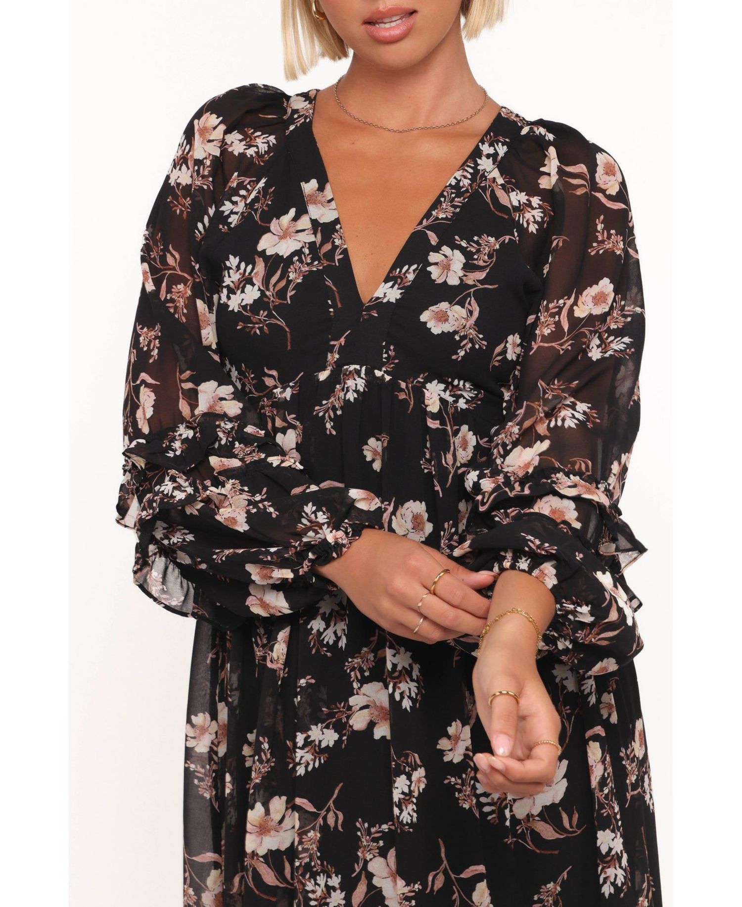 Women's Evian Long Sleeve Maxi Dress