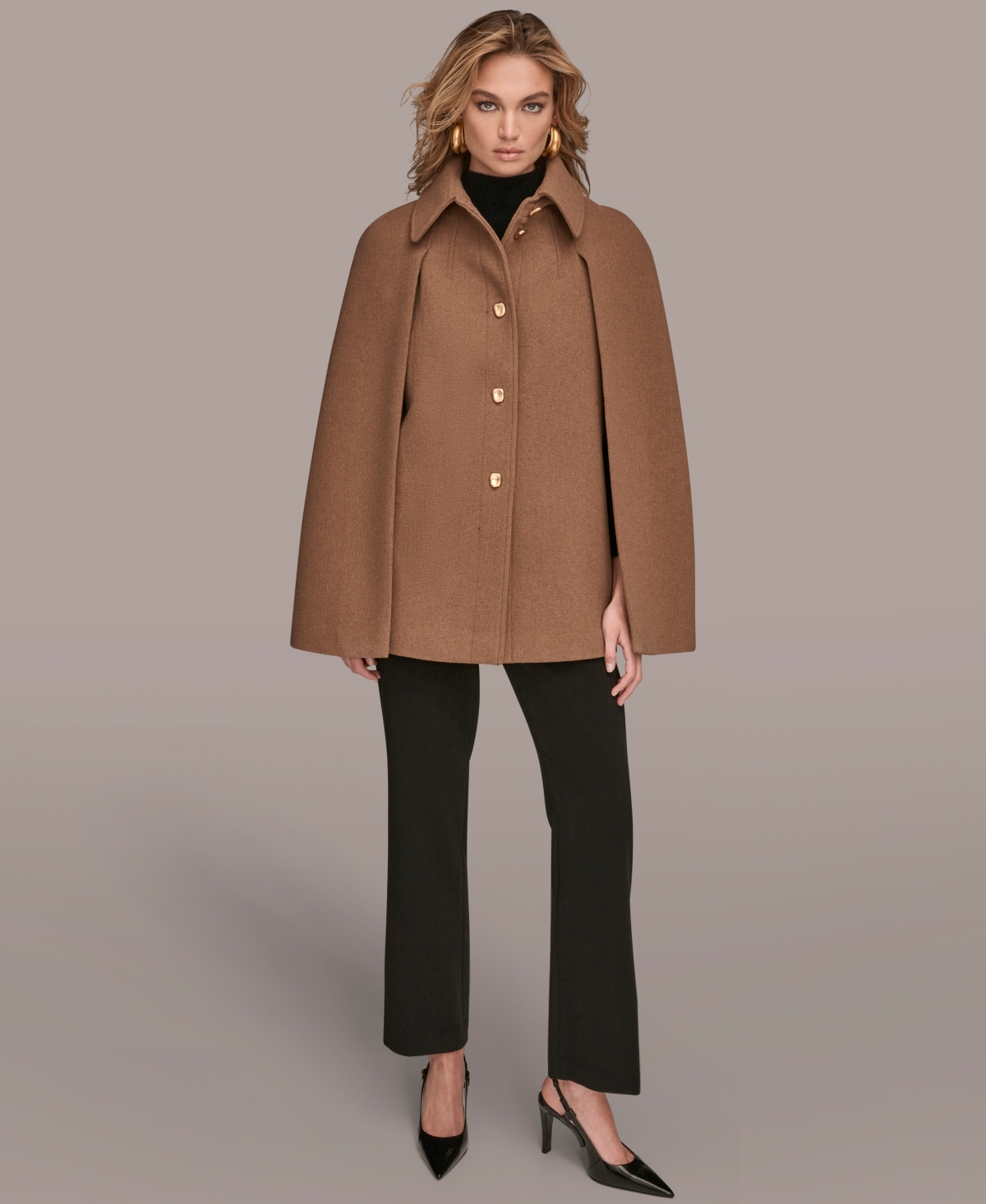 Donna Karan Women's Coat In Brown
