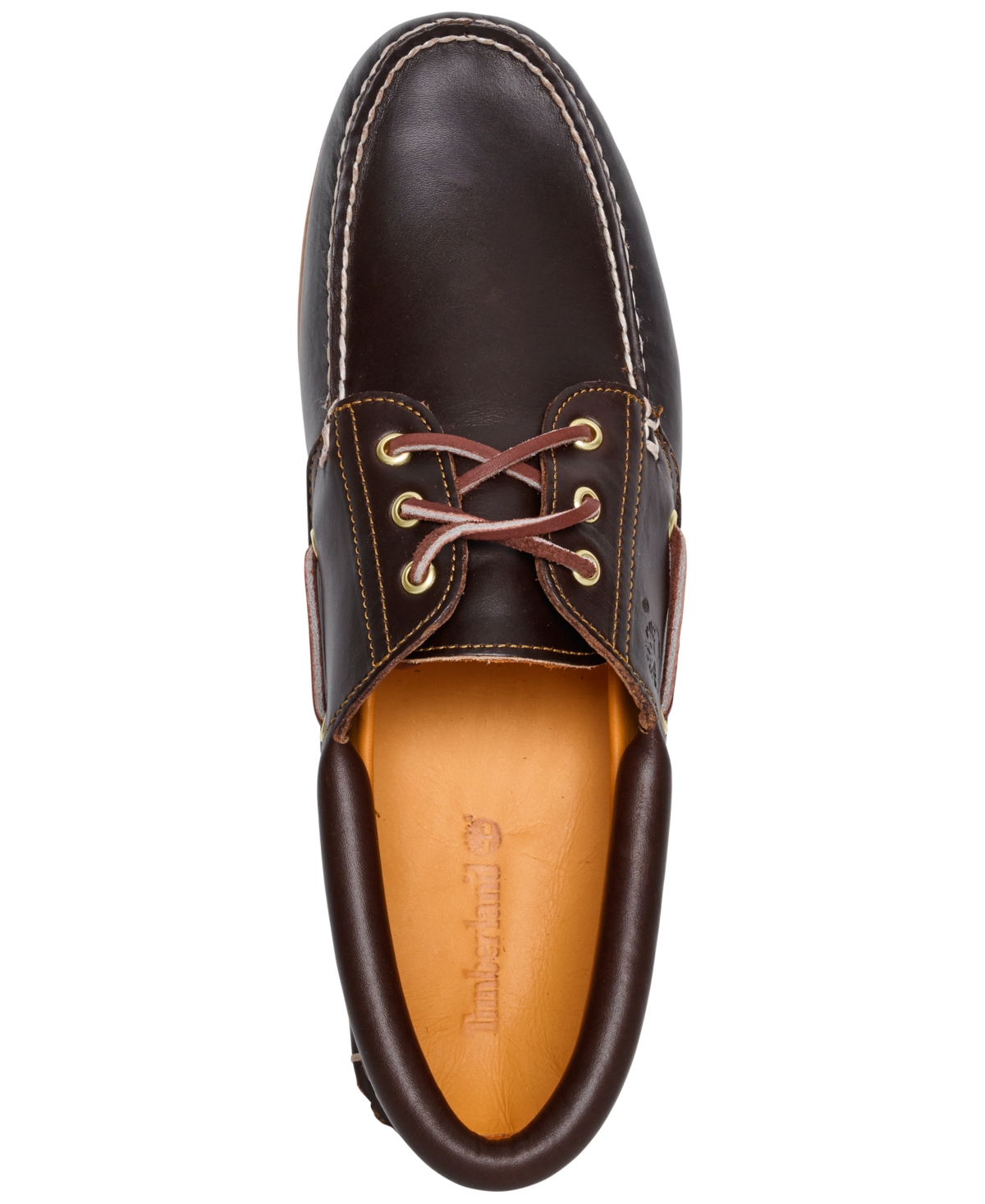 Timberland Men's Authentic 3-Eye Lug Handsewn Casual Boat Shoes from Finish Line