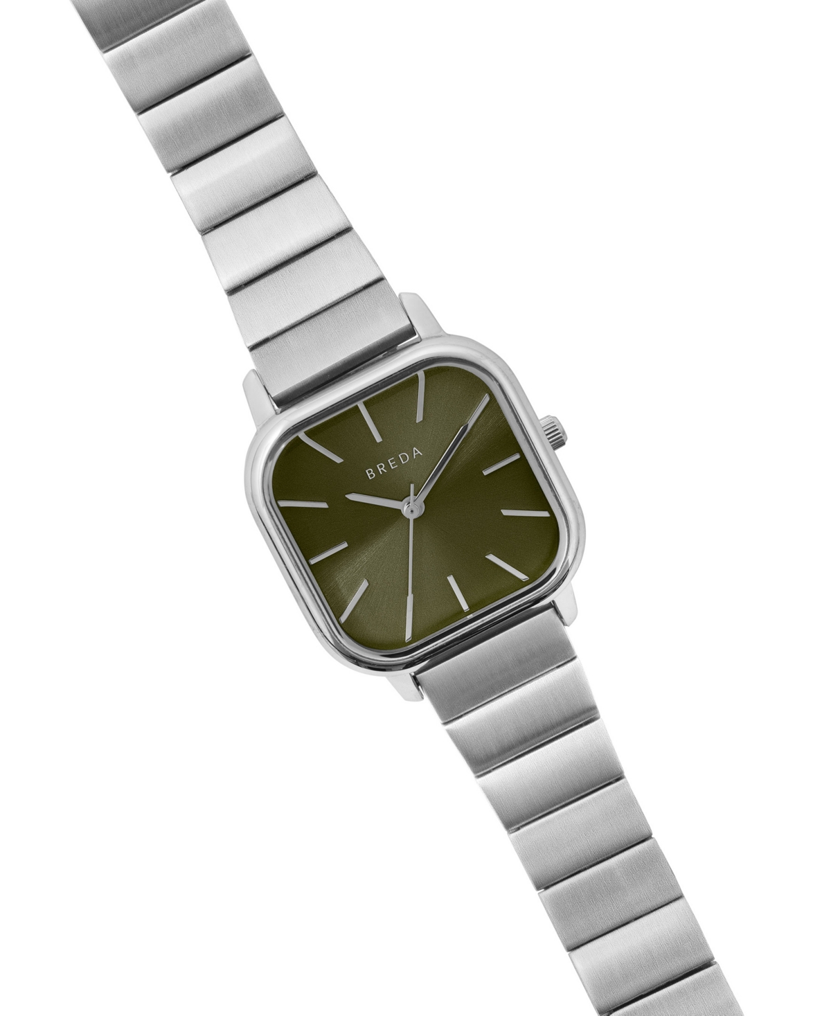 Breda Women's 'Esther' 1735a Silver Stainless Steel Bracelet Watch, 26mm