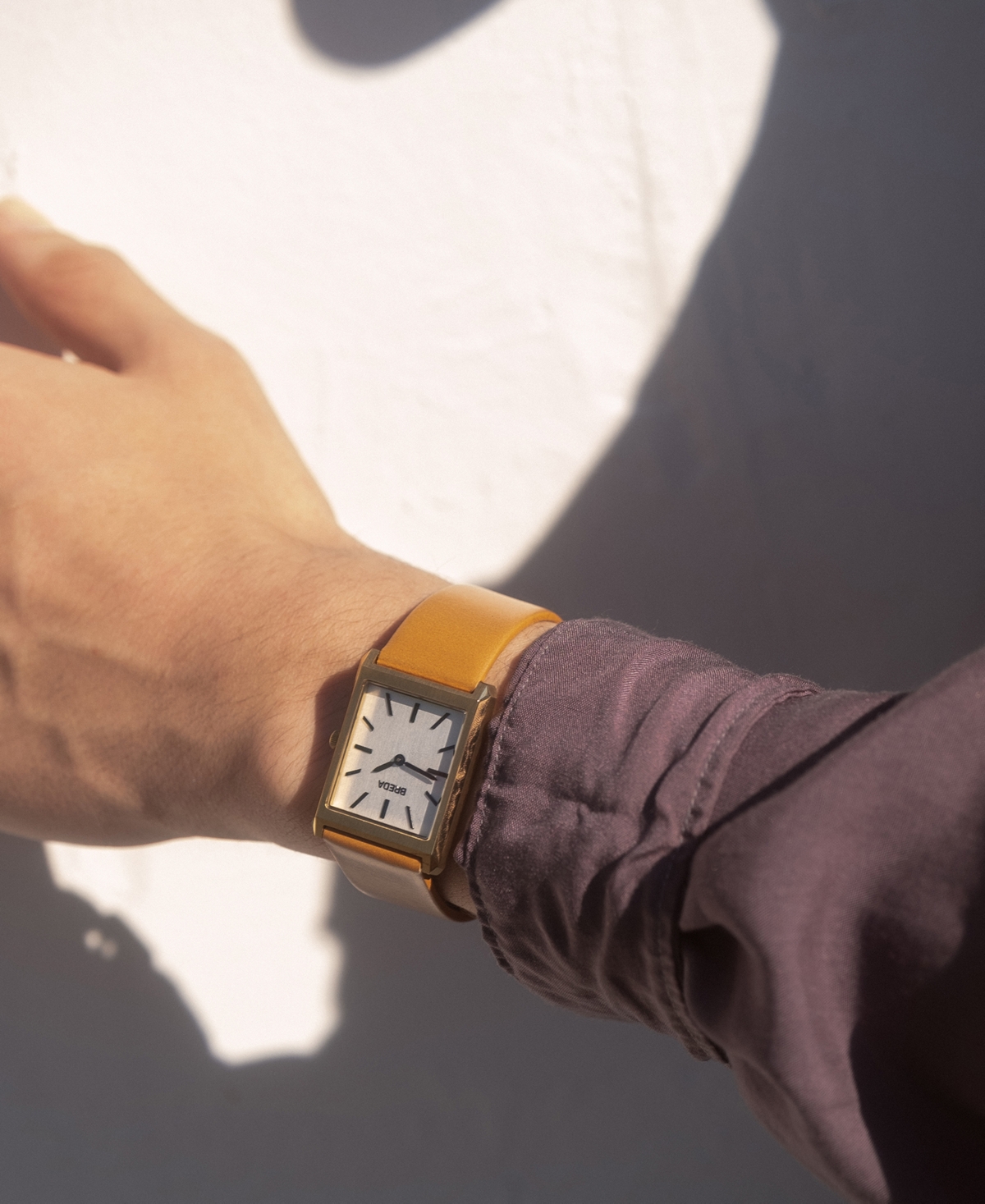 Breda Women's 'Virgil' 1736a Brown Leather Strap Watch, 26mm