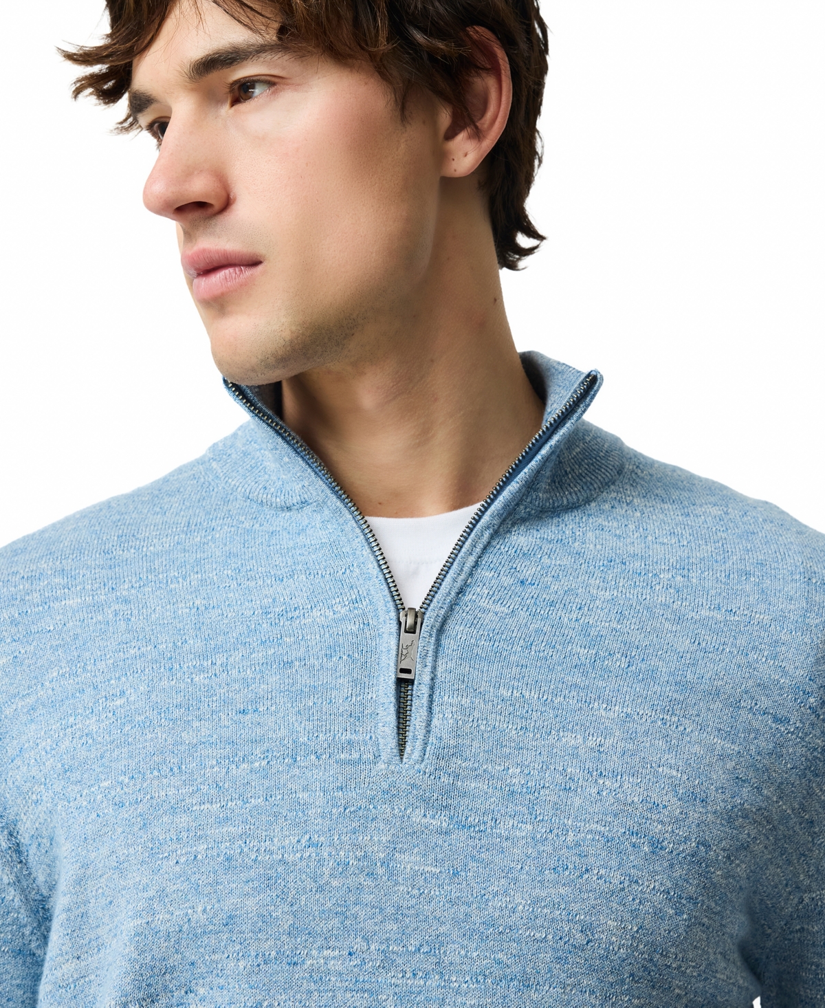 Rodd & Gunn Fortrose 1/4 Zip Knit In Multi