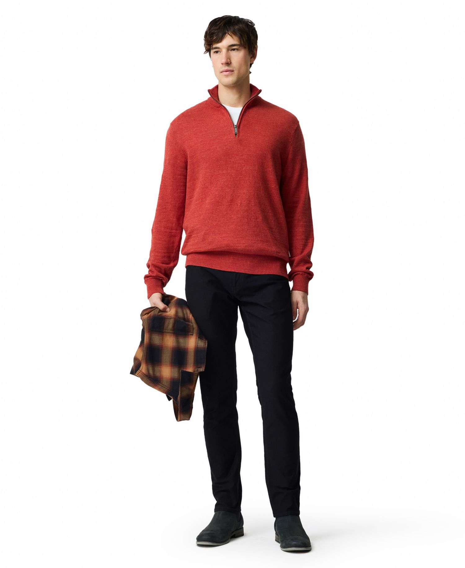 Men's Fortrose Cotton Quarter-Zip Sweater