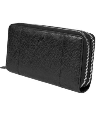 Fifth Avenue RFID Secure Double Zipper Wallet