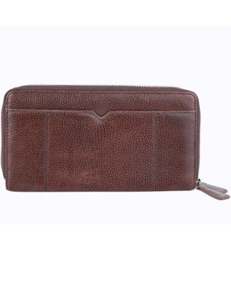 Fifth Avenue RFID Secure Double Zipper Wallet