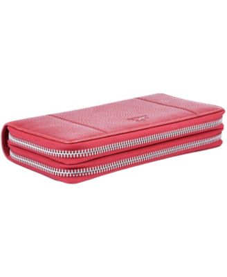 Fifth Avenue RFID Secure Double Zipper Wallet