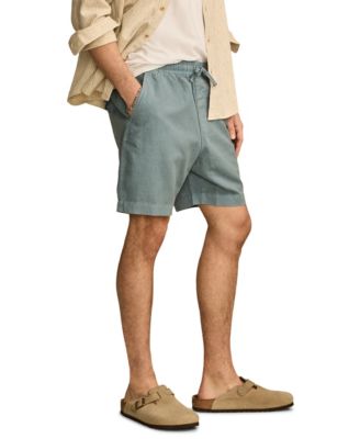 Men's 7" Linen Pull-On Shorts