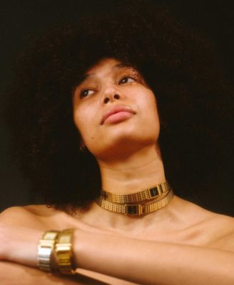 Women's 'Revel' Gold Stainless Steel Bracelet Watch, 18mm