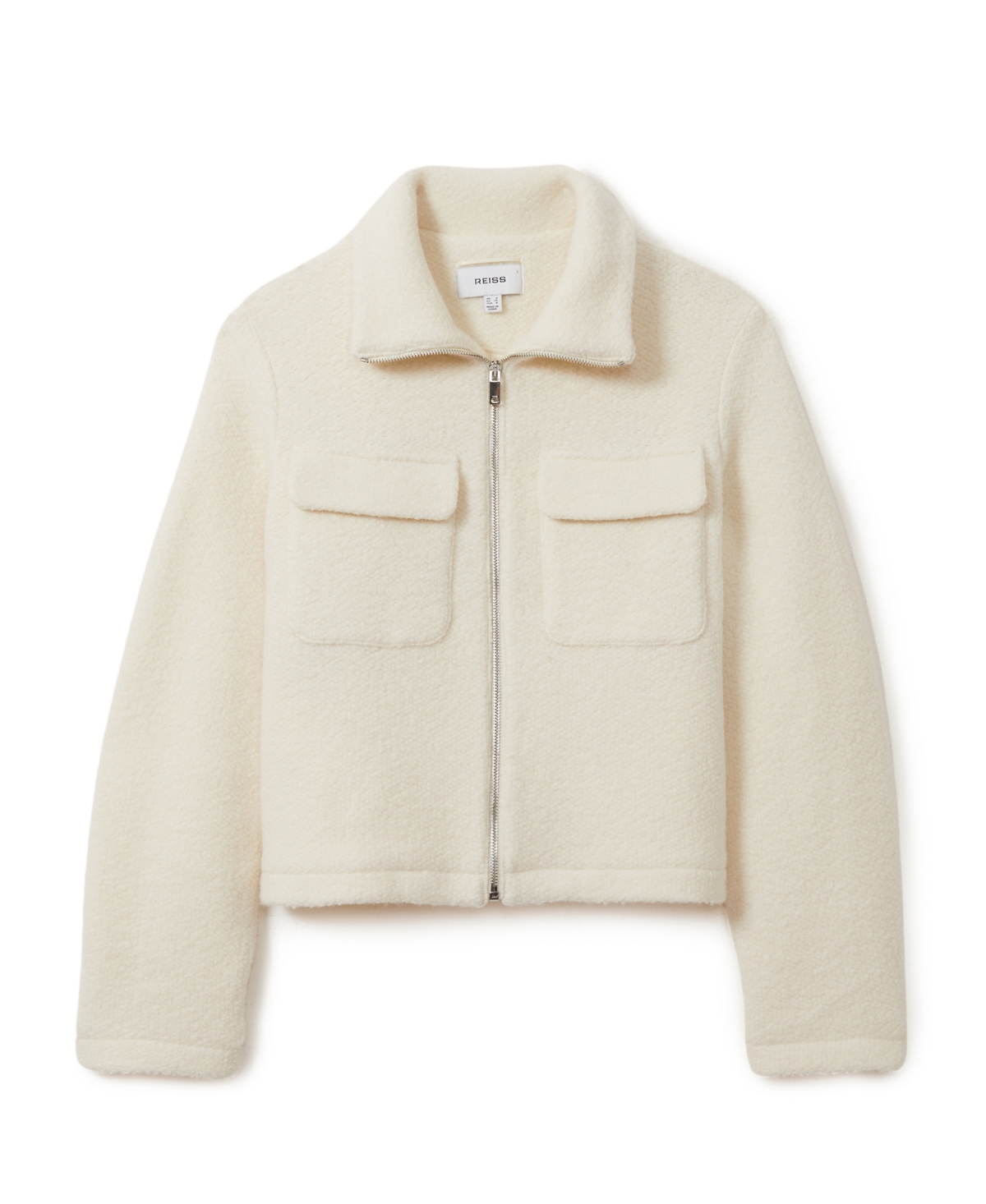 Reiss Women's Les 100 Ciels Textured Wool Jacket