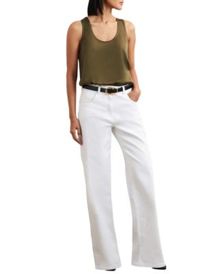 Women's Silk-Front Cami Top