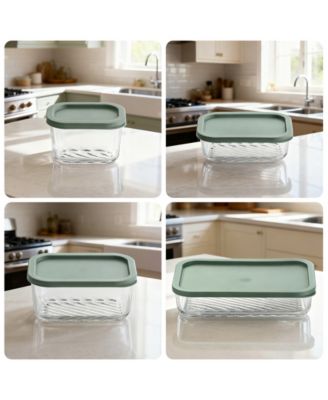 Borosilicate 12-Pc. Food Storage Container Set